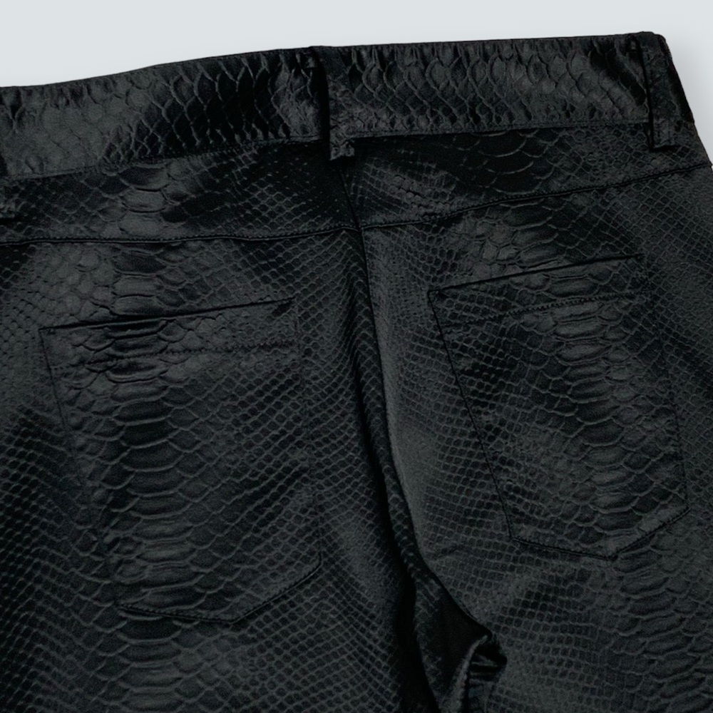 TRICOT CHIC Black “Scales” pattern Women’s Dress Pants Size US 8 NWOT - Picture 6 of 9